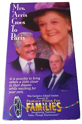 Mrs Arris Goes To Paris VHS Angela Lansbury Diana Rigg Omar Sharif 1992 • $11.66