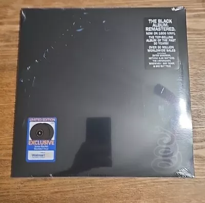 Metallica - The Black Album REMASTERED (Walmart Blacker Marbled Vinyl) Sealed • $29.99