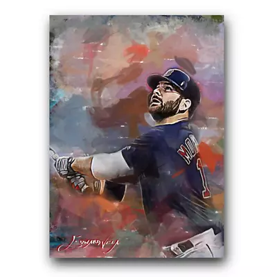 Mitch Moreland #2 Art Card Limited 5/50 Edward Vela Signed (Boston Red Sox) • $5.99