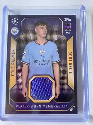 Match Attax 2022/23 SHIRT Relic - Cole Palmer Man City - 13/40 SUPER RARE • £349.99