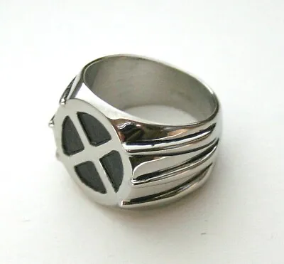 Marvel Comics Wolverine X-Men Logo Claws Stainless Steel Ring New NOS Box Sz 10 • $24.99