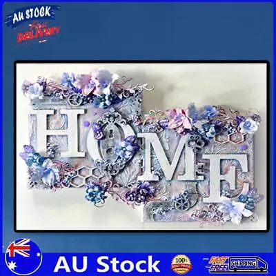 AU 5D DIY Full Round Drill Diamond Painting Letter HOME Kit Home Decor (NH3308 ) • $9.89