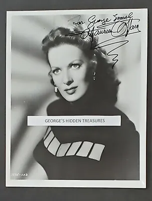 MAUREEN O'HARA Signed HUNCHBACK QUIET MAN HOW GREEN WAS MY VALLEY BLACK SWAN • $120