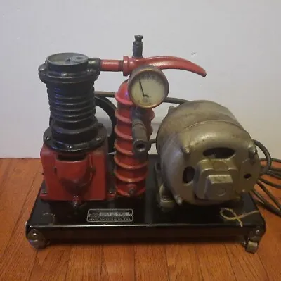 Vintage Sears Roebuck Compressor + Motor No. 114-1402 • $62.50