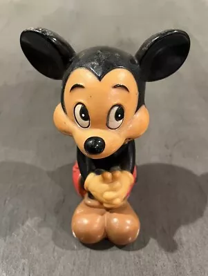 Vintage Walt Disney Mickey Mouse Coin Bank —w/ Plug • $8
