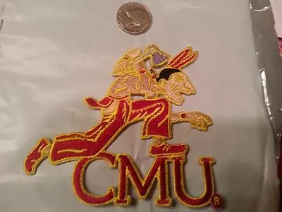 Cmu Central Michigan Chippewas Vintage Embroidered Iron On Patch 3.5  X 3.5   • $6.49