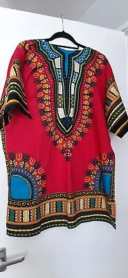  African Dashiki Shirt Traditional Style Colorful Top • £12.99