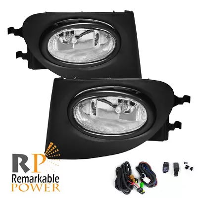 Fog Lights Bumper Lamps Light Kit - Clear ( Fits 02-05 Honda Civic Si EP3 ) • $43.10