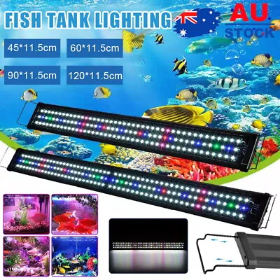 45 -90 CM Aquarium LED Lighting 1ft/2ft/3ft/4ft Marine Aqua Fish Tank Light • $28.69