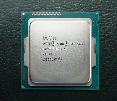Intel® Xeon® E3-1230V3 3.3GHz 4 Core/8 Threads. Socket 1150. Working. • £20