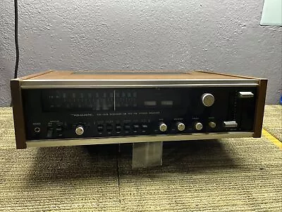 Vintage 1973 Realistic STA-120B AM/FM Stereo Receiver ~ Wood Cabinet 84690 • $94.05