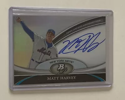 2011 Bowman Platinum Matt Harvey Auto Autograph • $11.75