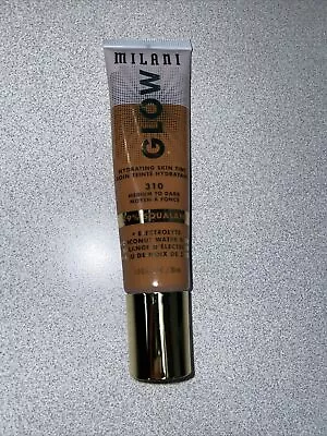 Milani Glow Hydrating Skin Tint 1oz 30ml Shade 310 Medium To Dark Full Sz Sealed • $7.75