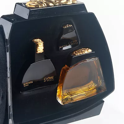 L'Arte Di Gucci 3.4OZ EdT Splash + 1OZ EdP Spray Jewelry Box Perfume Gift Set • $799.99