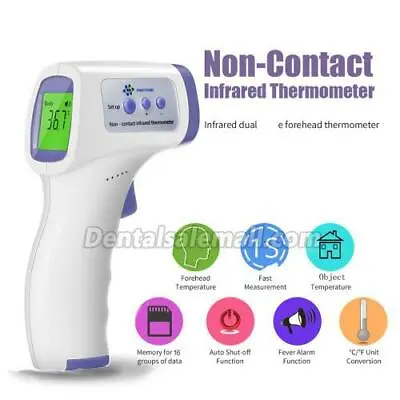 CE Medical Grade NON-CONTACT Infrared Forehead Thermometer LCD Laser IR USA SHIP • $16.99