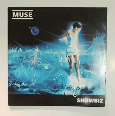 Muse Signed Showbiz Signed Matt Bellamy Dom Howard Chris Jsa Coa Loa • $700