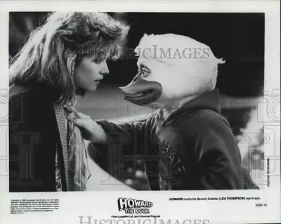 1985 Press Photo Lea Thompson In A Scene From  Howard The Duck  - Lrp05157 • $15.99