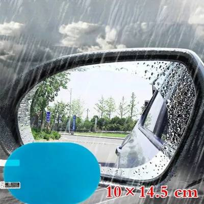 £2.75 • Buy 2Pcs Car Anti Fog Anti-glare Rainproof Rearview Mirror Film Sticker Accessories
