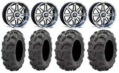 MSA DT Vibe 14  ATV Wheels 28  Mud Lite XL Tires Kawasaki Brute Force IRS • $1162