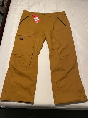 $55 • Buy Mens The North Face Big Snowboard Waterproof Snow Ski Pants - Timber Tan 2x Xxl