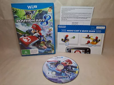 Mario Kart 8 Wii U - Mint Disc Very Good Condition AUS (Nintendo Wii U) • $21.99