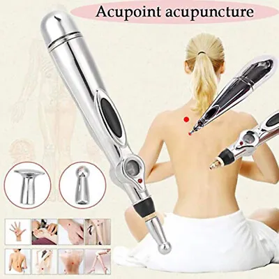 Electronic Acupuncture Pen Meridians Laser Therapy Heal Massage Pain Relief • $10.99