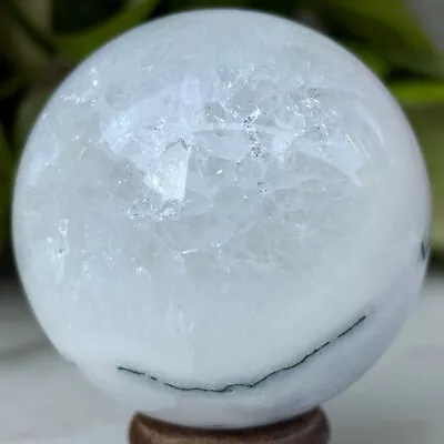 617g Natural Moss Agate Ball Quartz Crystal Sphere Reiki Meditation Decorationg • $0.80