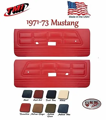 Door Panel Set For 1971-73 Mustang All Models Made By TMI Any Color • $244.81