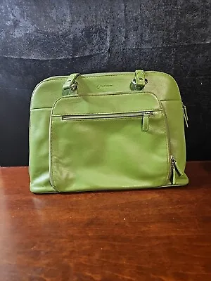 Franklin Covey Laptop/Purse/Messenger Bag Lime Green Multipurpose • $29.99