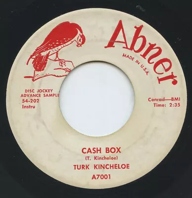 HEAR - Rare R&B / Jazz 45 - Turk Kincheloe - Cash Box - Abner # A7001 • $4.99