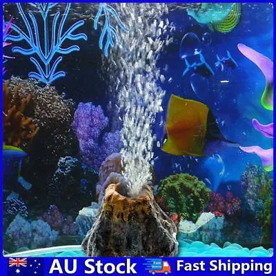 $11.01 • Buy Aquarium Volcano Shape & Air Bubble Stone Oxygen Pump Fish Tank Ornament
