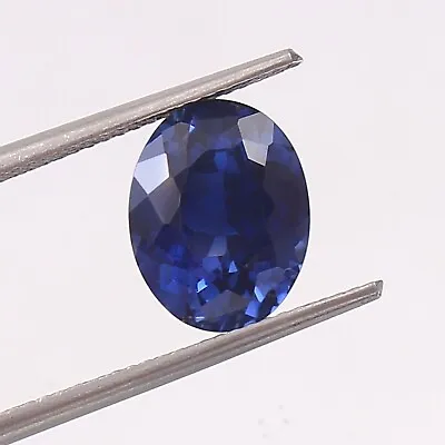 Extreme Beautifull Natural Ceylon Blue Sapphire Oval Loose Gemstone Cut 9x7 MM • $78.86