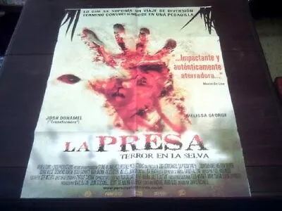 2006 Poster Turistas Melissa George John Stockwell La Presa Double Side • $15