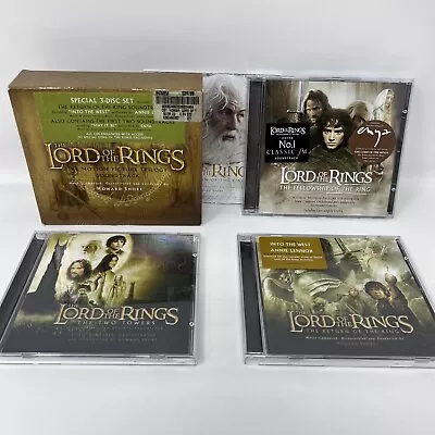 THE LORD OF THE RINGS TRILOGY SOUNDTRACK 3CD Box Set + Photocards • £9.99