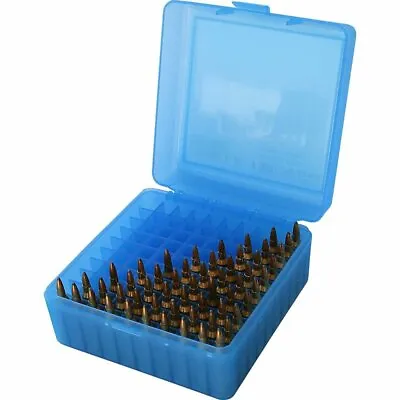 MTM 100 Round Flip-Top Rifle Ammo Box 22-250 308 Win 243 • $10.99