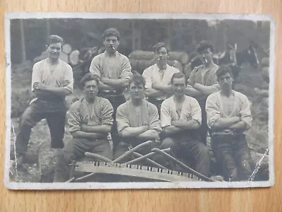 Saw Mill Workers Some Named On Back From Huntly Aberdeenshire Lot Forestry • £7.50