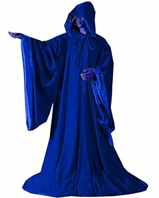 Velvet Robe Halloween Cloak Fancy Cosplay Costume • $37.59