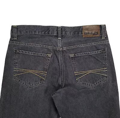 Express Kingston Classic Fit Straight Leg Jeans Mens Medium Wash Black Sz 33x32 • $21.59