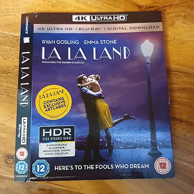 La La Land - LIONSGATE - 4k UHD Slip Cover Only No Disc Only Slip! • £4.50