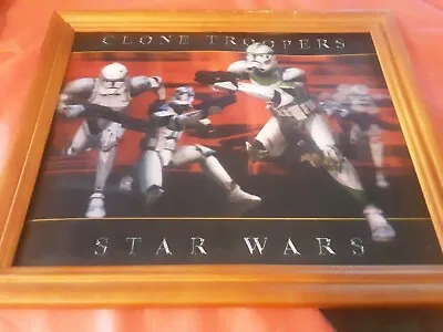 Star Wars Custom 3D Printed Dead Clone Troopers Framed Poster Really Nice Vtg • $29.16