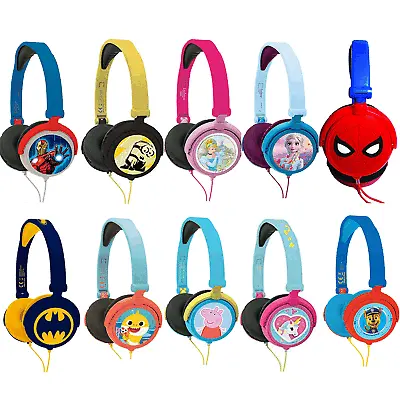 Lexibook Kids Disney Marvel Pixar Stereo Headphone Foldable& Adjustable-10Design • £14.95