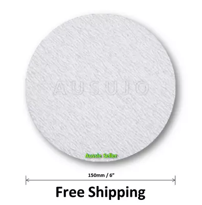 150mm / 6  80 - 800 Grit Sanding Disc Discs Pad Pads Hook Loop Plaster Drywall • $20