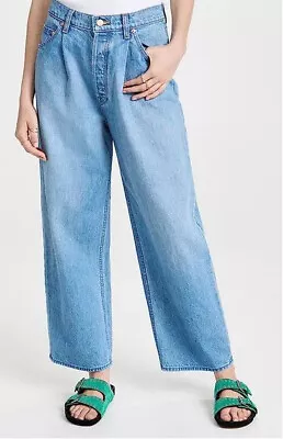 NWT Mother SNACKS The Pleated Fun Dip Ankle Jeans Nothing Else Like It 28 • $119.99