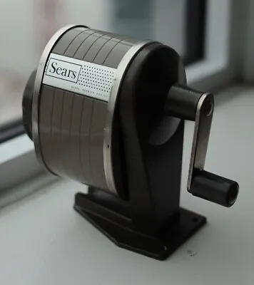 Sears Apsco Vintage Manual Pencil Sharpener Class Room Style 80s • $22