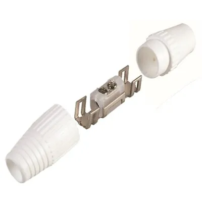 Coaxial Aerial TV Cable Joiner Repair Coupler Extender Adaptor For Coax Cable  • £3.49