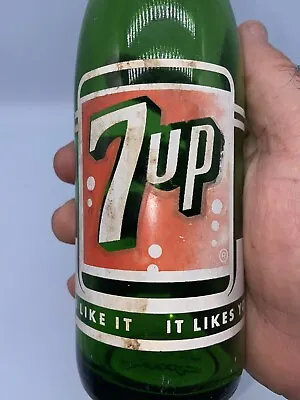 Norwalk Conn 7 Up Soda Bottle  12 Oz Acl • $19.97