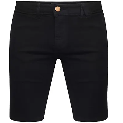 £12.95 • Buy Mens Denim Shorts Stretch Slim Fit Regular Summer Casual Half Jeans Pants Size