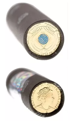 $77 • Buy 2022 Australian $2 75th Anniversary Peace Keeping Cotton & Co Coin Roll 