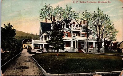 Postcard Bradford PA Oil Magnate C. P. Collins Residence Mansion Postcard • $5.99