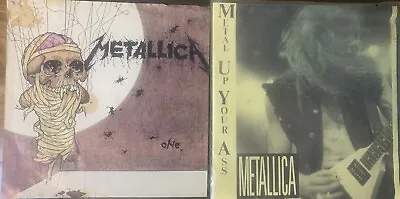 Metallica One 7  WLP And Extremely Rare Metal Up Your Ass/No Life Til Leather • $199.99